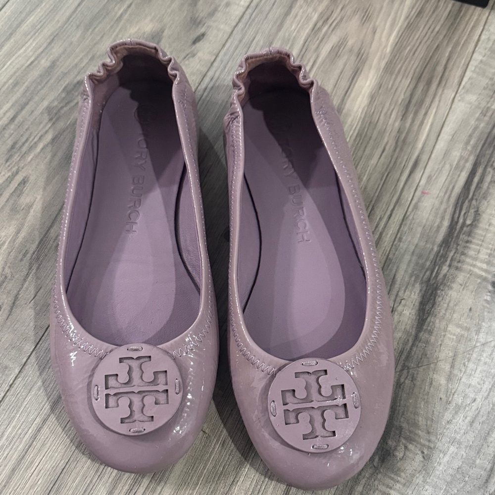 Tory Burch Women's Lavender Ballet Flats